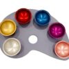 Colorful Seder Plate Made of Anodized Aluminum