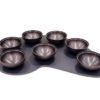 Anodized aluminum Gray Passover Seder plate