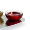 Shiny Hammered Seder Plate Made of Aluminum
