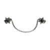 Silver Star of David Tallit Clips