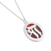 Large Chai Necklace with Enamel Colors
