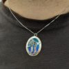 Large Chai Necklace with Enamel Colors