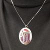 Large Chai Necklace with Enamel Colors