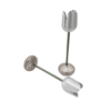 Personalized Candlesticks Flower Shape