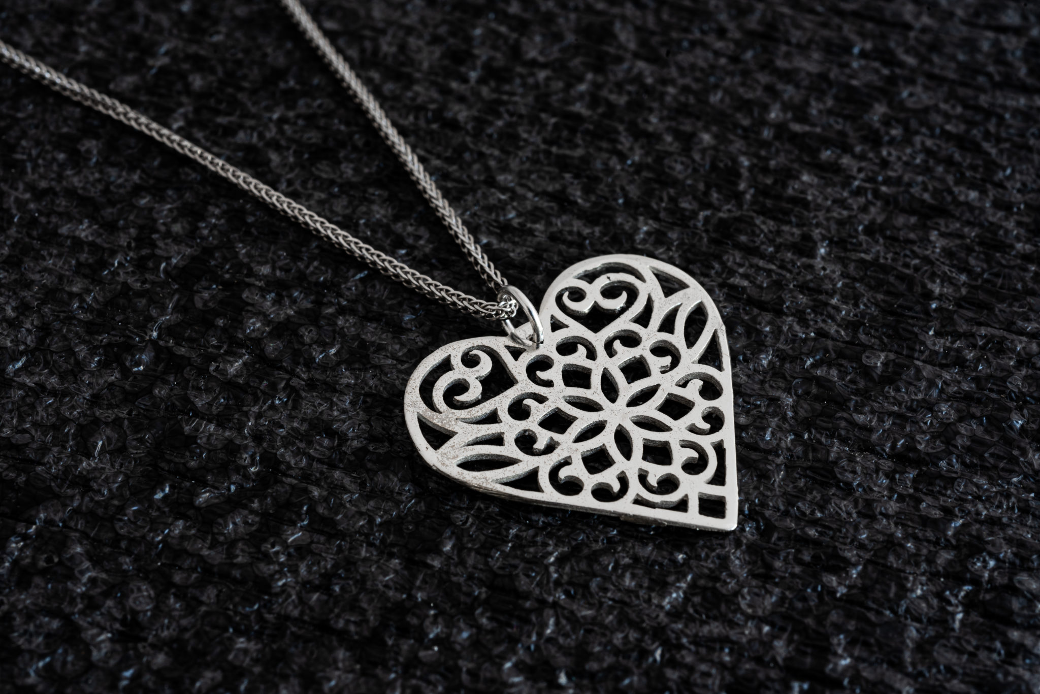 Sterling Silver Heart Necklace