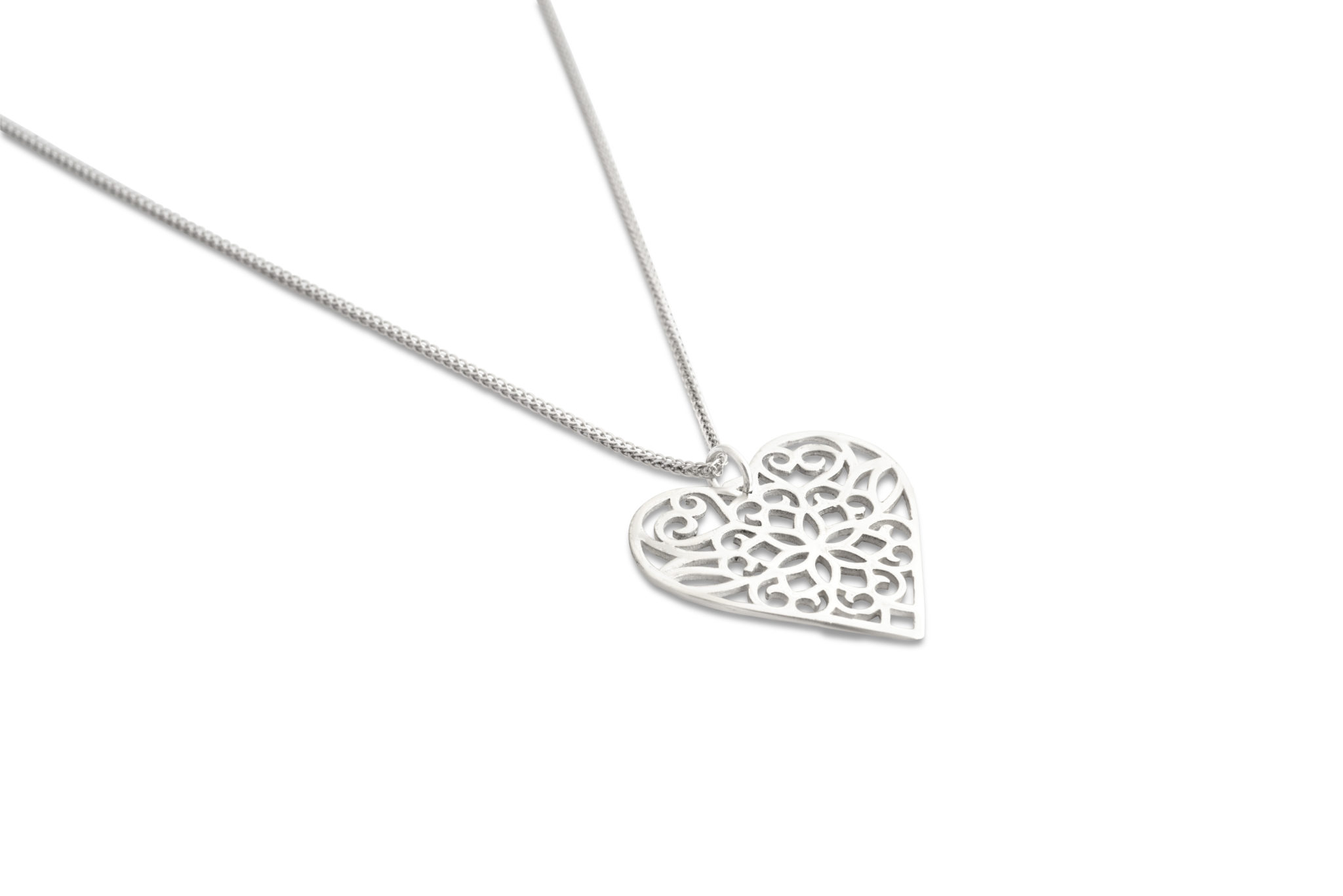 Sterling Silver Heart Necklace