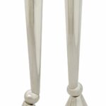 Modern Extra Large Sterling Silver Candlesticks