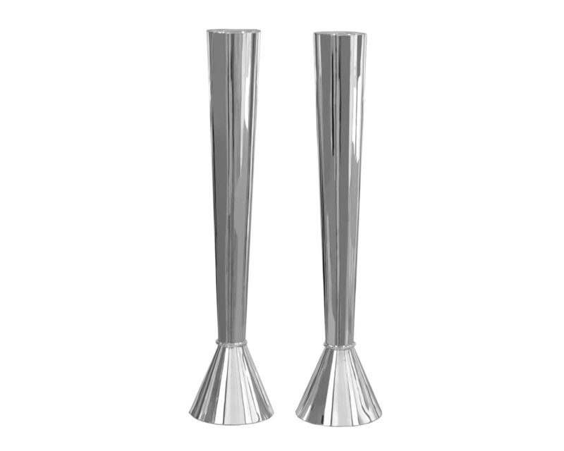 Tall Smooth Candlesticks 8.5 inches