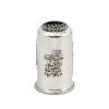Silver Round Shape Filigree Tzedakah Box