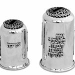 Silver Round Shape Filigree Tzedakah Box