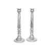 Modern Sterling Silver Candlesticks Set
