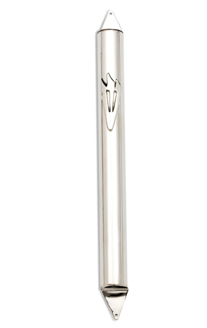 Extra Large Silver Mezuzah Case
