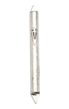 Extra Large Hammered Mezuzah case