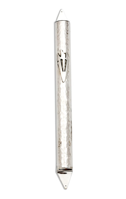 Extra Large Hammered Mezuzah case