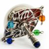 Dreidel Multicolored Crystal Beads