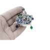 Dreidel Multicolored Crystal Beads