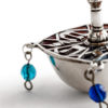Dreidel Multicolored Crystal Beads