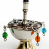 Dreidel Multicolored Crystal Beads