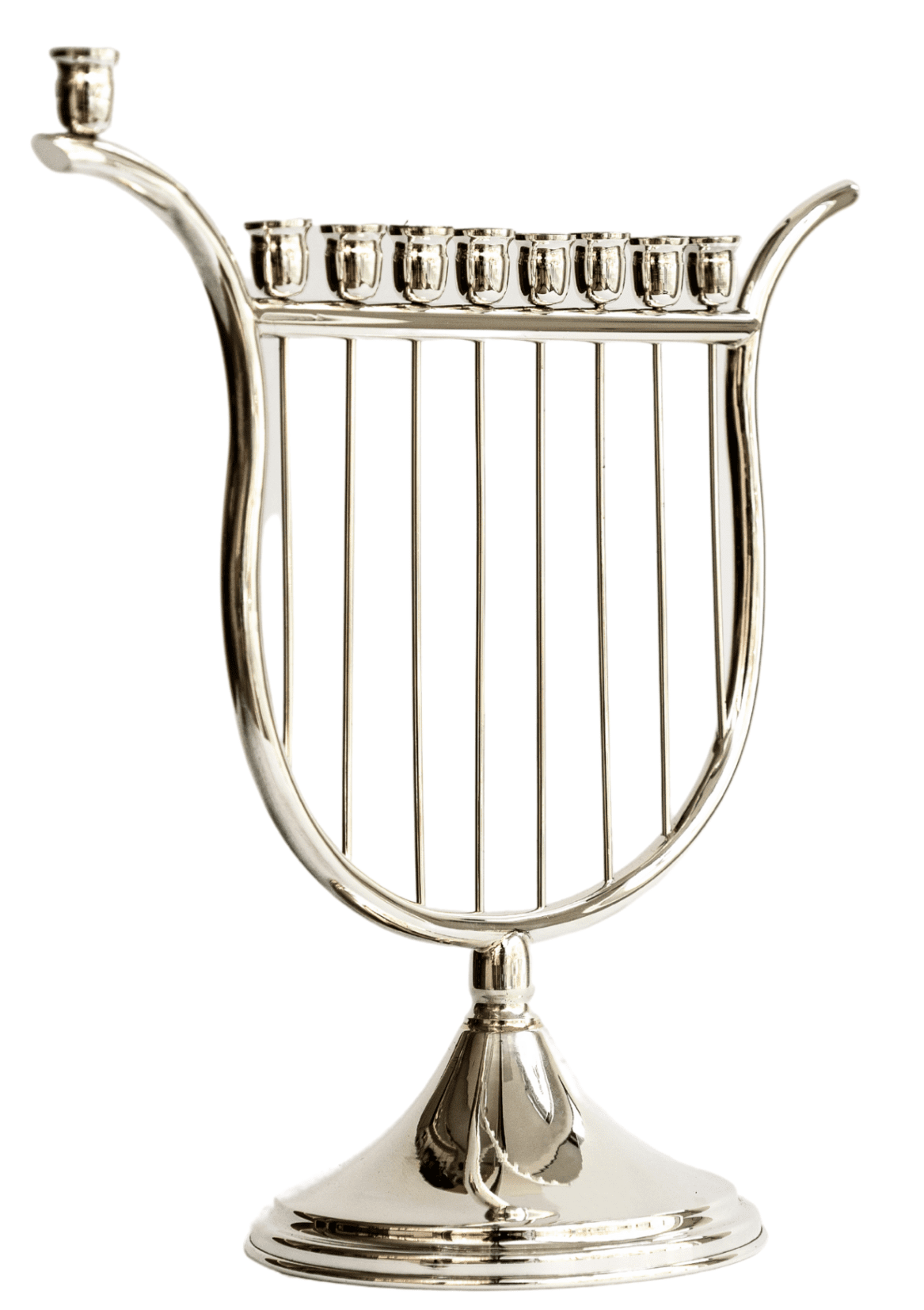 Harp of David Hanukkah Menorah