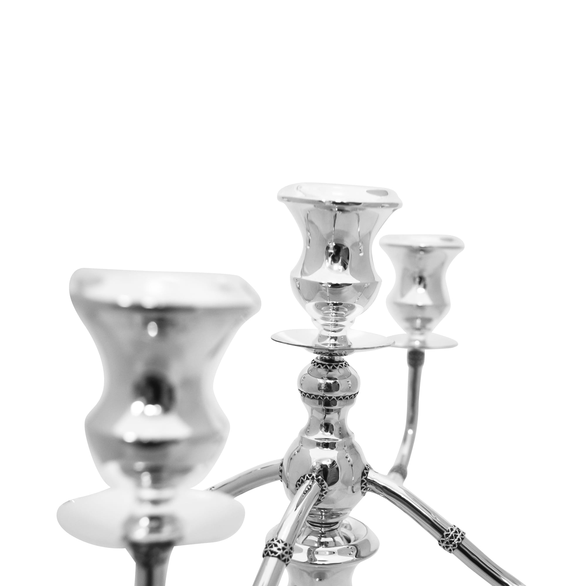 Vintage Style Filigree Candelabra Made of Sterling Silver