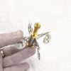 Unique Silver & Brass Dreidel