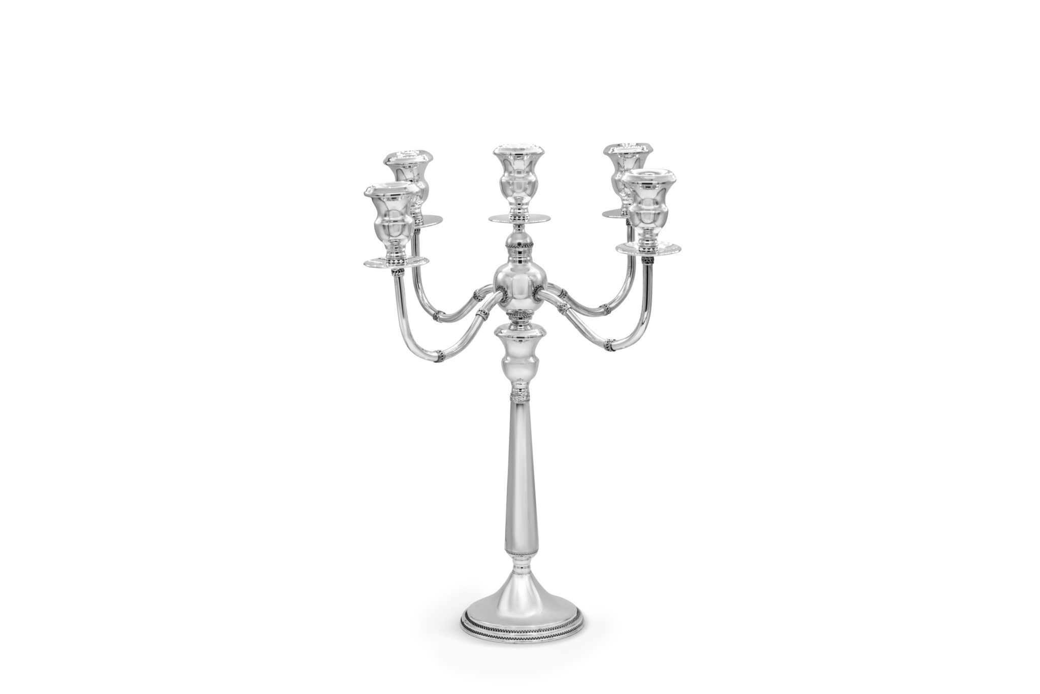 Vintage Style Filigree Candelabra Made of Sterling Silver