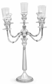 Vintage Style Filigree Candelabra Made of Sterling Silver