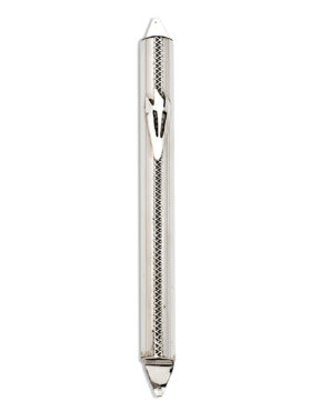 Extra Large filigree Silver Mezuzah Case