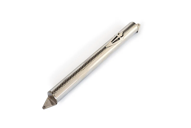 Extra Large filigree Silver Mezuzah Case