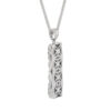 Breathtaking Black Mezuzah Scroll Pendant- Black Diamonds/Gold