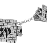 Personalized Talit Clips Western Wall Shape