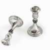 Small Shabbat Silver Candles Holders