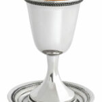 Sterling Silver Kiddush Cup With Leg