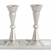 Modern Sterling Silver Candlesticks Set