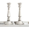Shabbat Candle Holders With Tray