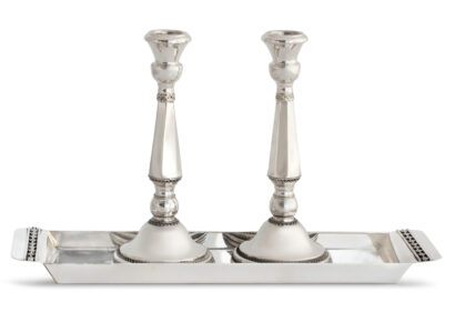 Handmade Silver Candlestick Tray