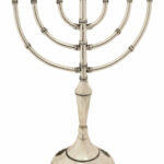 Large size Menorah with Yemenite Filigree