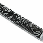 Work of art Mezuzah case blending Black design