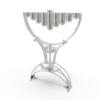 Large Hanukkah Menorah Crafted in 925 Sterling Silver