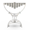 Large Hanukkah Menorah Crafted in 925 Sterling Silver