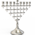 Two-Sided Modern & Colorful Hanukkah Menorah with Cold Enamel