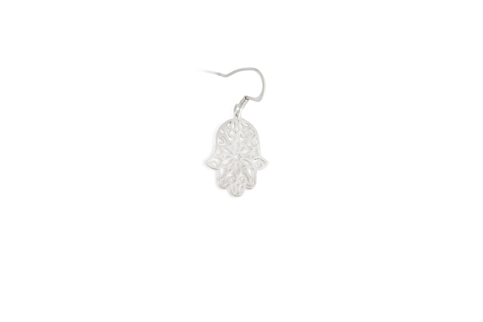 Cut-Out Hamsa Filigree Earrings