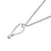 Stylish and Modern Heart Cut-Out Gold Pendant
