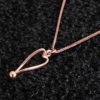 Stylish and Modern Heart Cut-Out Gold Pendant