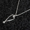 Stylish and Modern Heart Cut-Out Gold Pendant