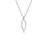 Stylish and Modern Heart Cut-Out Gold Pendant