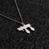 Elegant Sterling Silver Chai Pendant