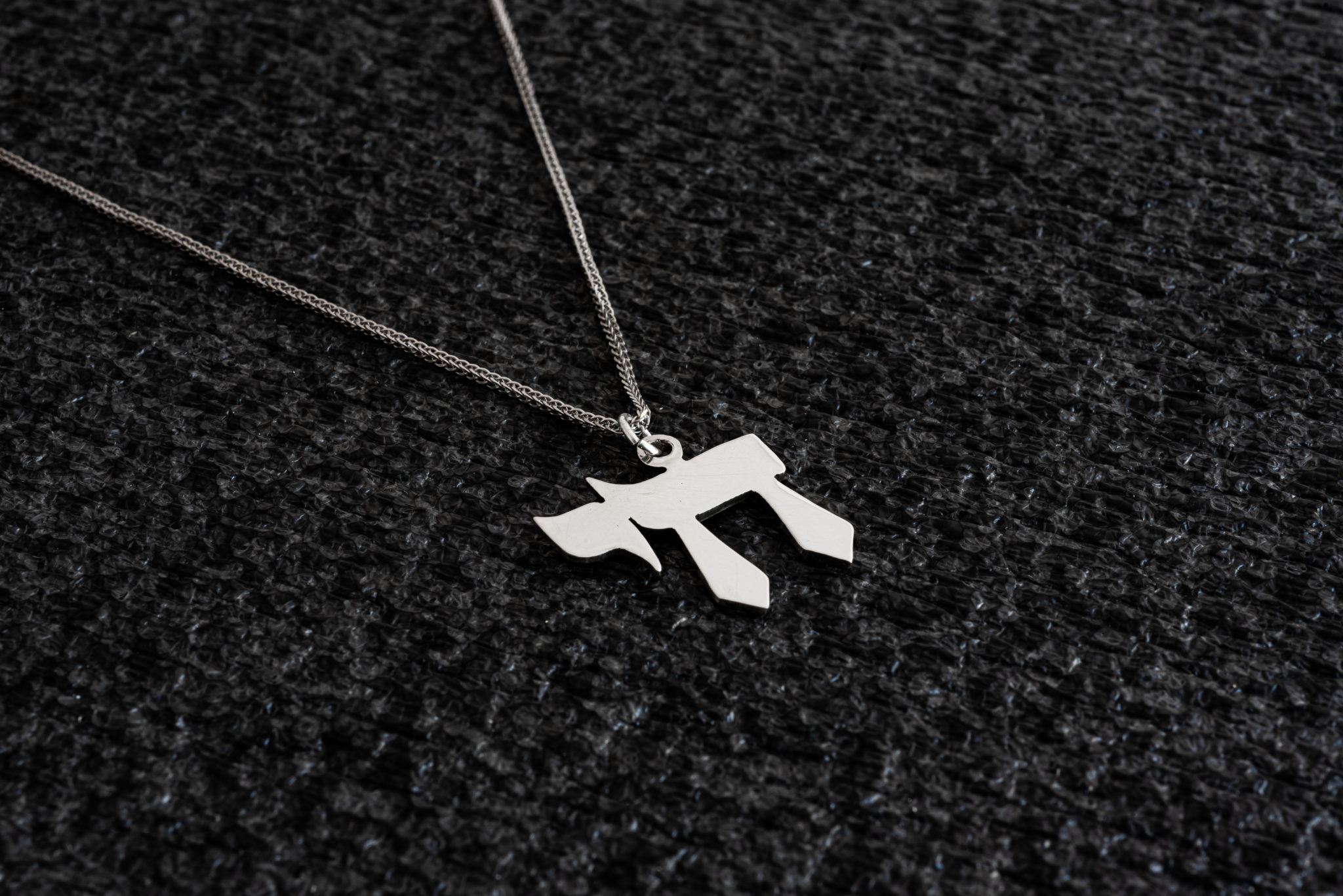Elegant Sterling Silver Chai Pendant