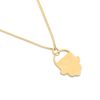 14K  Gold Modern Design Lucky Hand Necklace  - NADAV ART