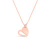 Modern and Chic Gold Heart Pendant